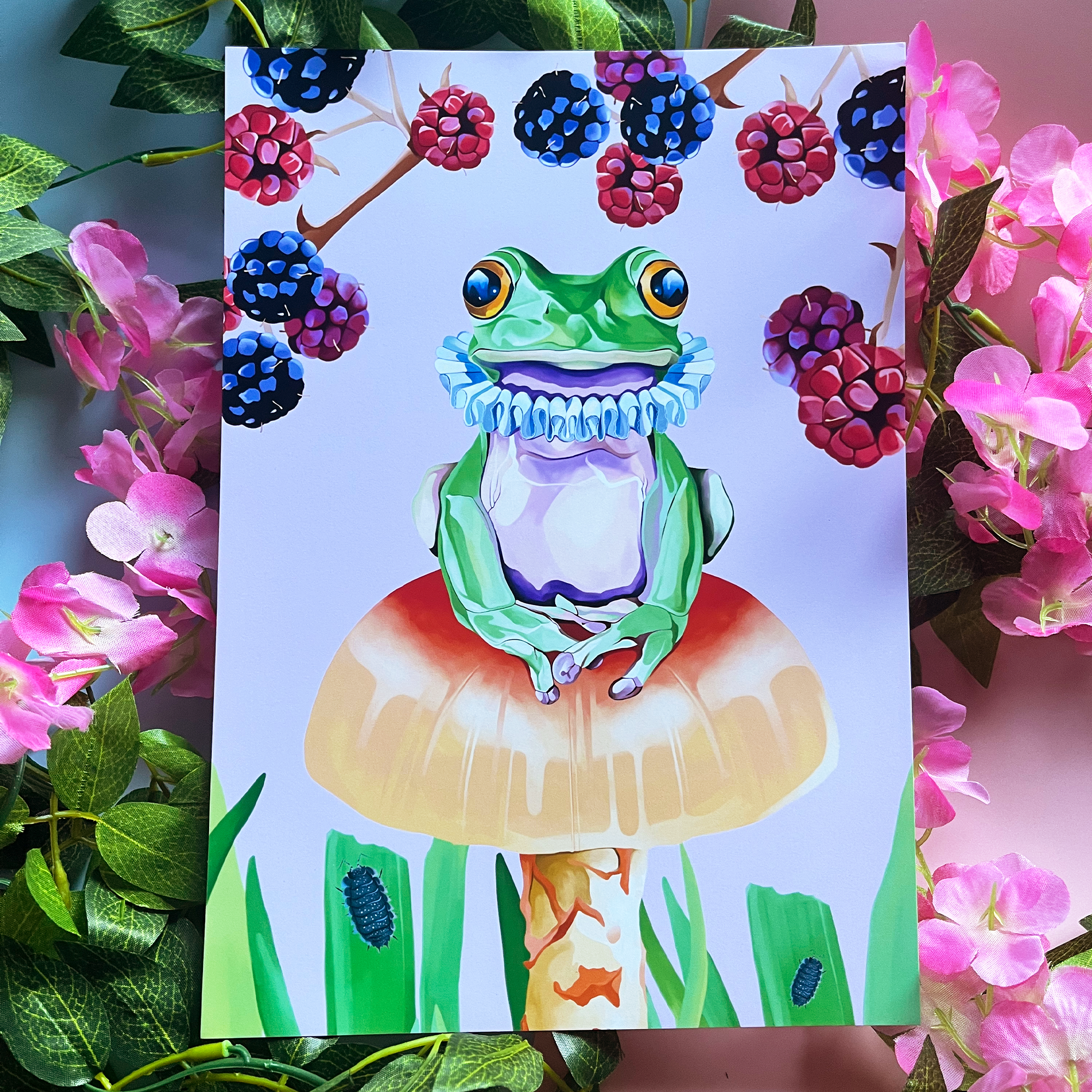 Ruff Frog Art Print