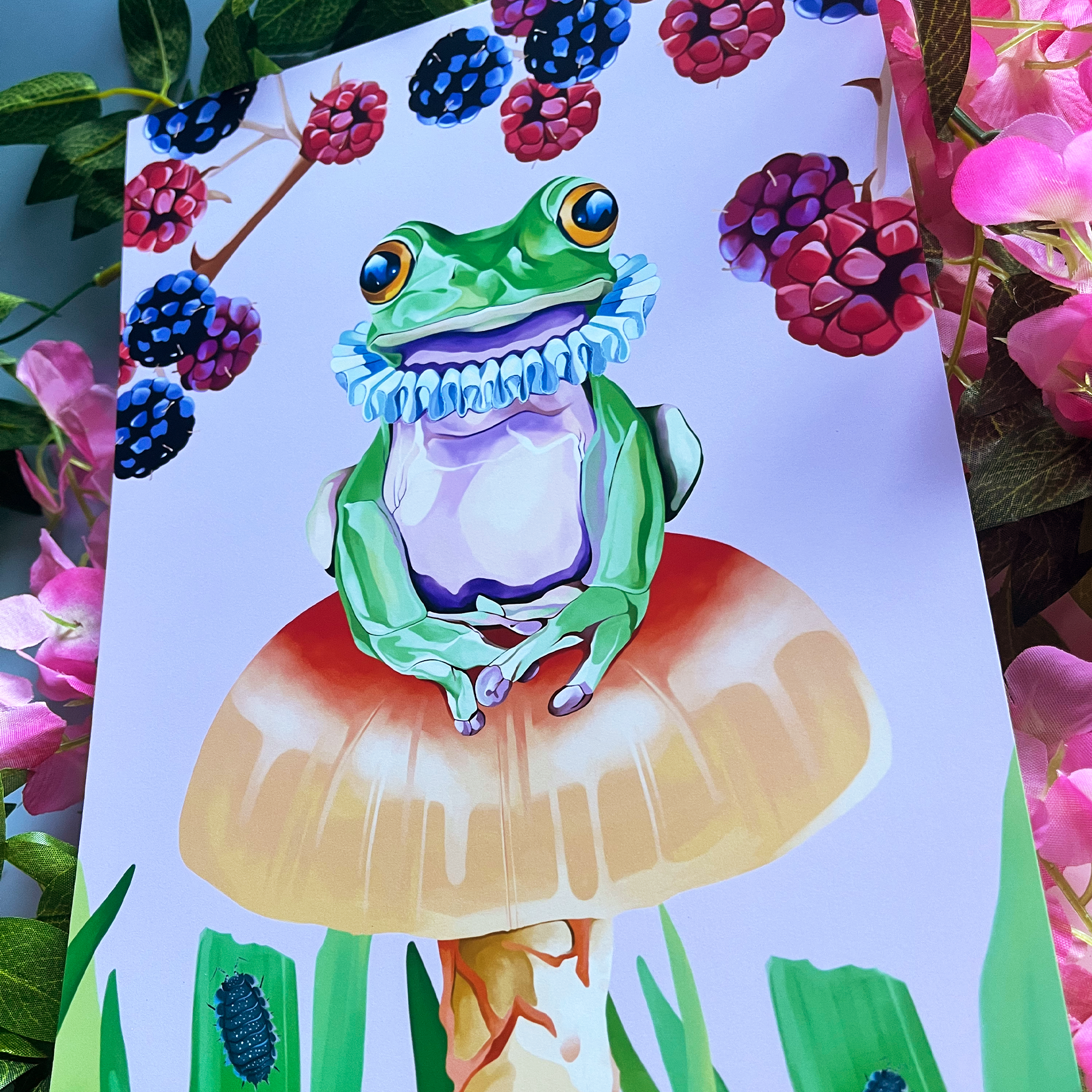 Ruff Frog Art Print