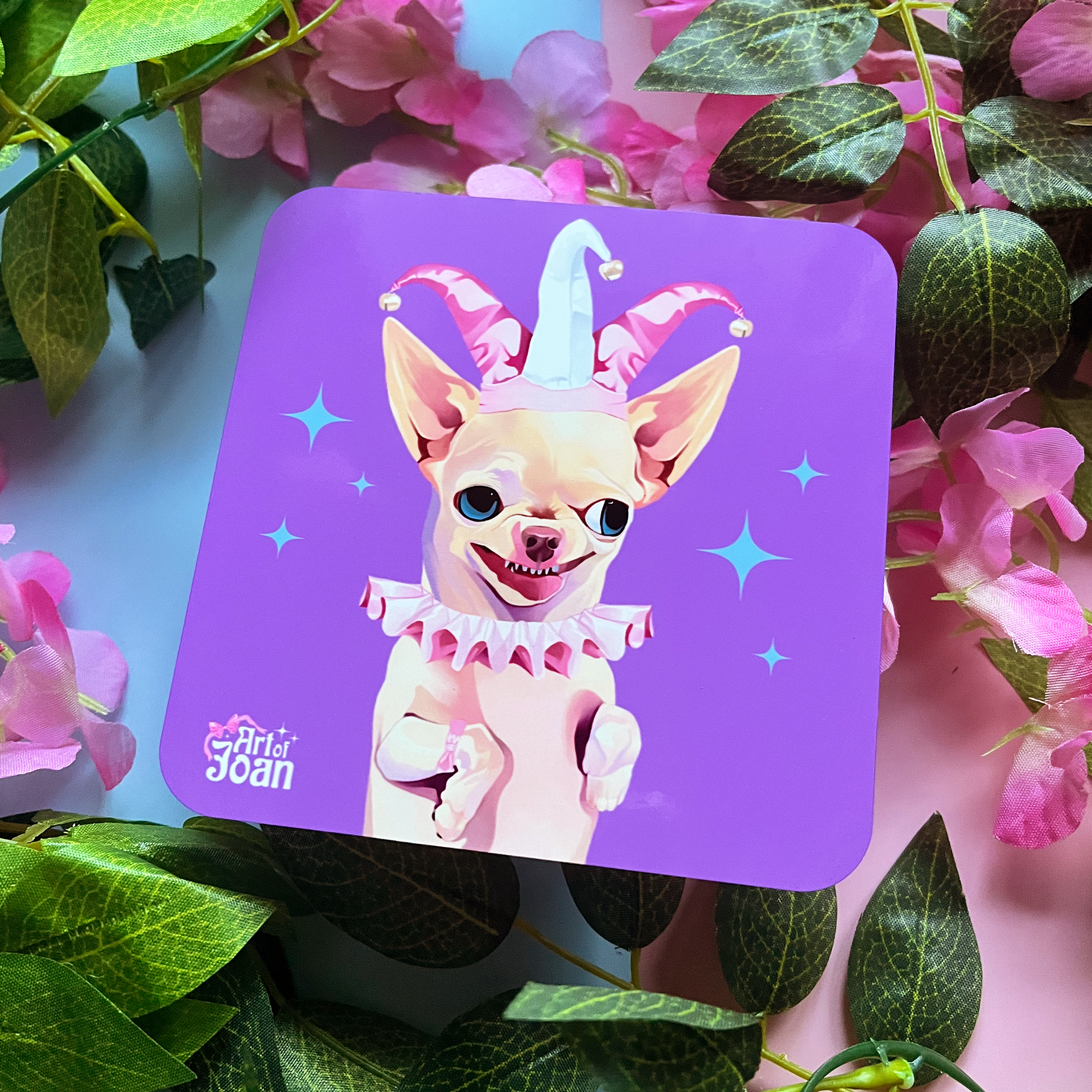 Jester Dog Coaster