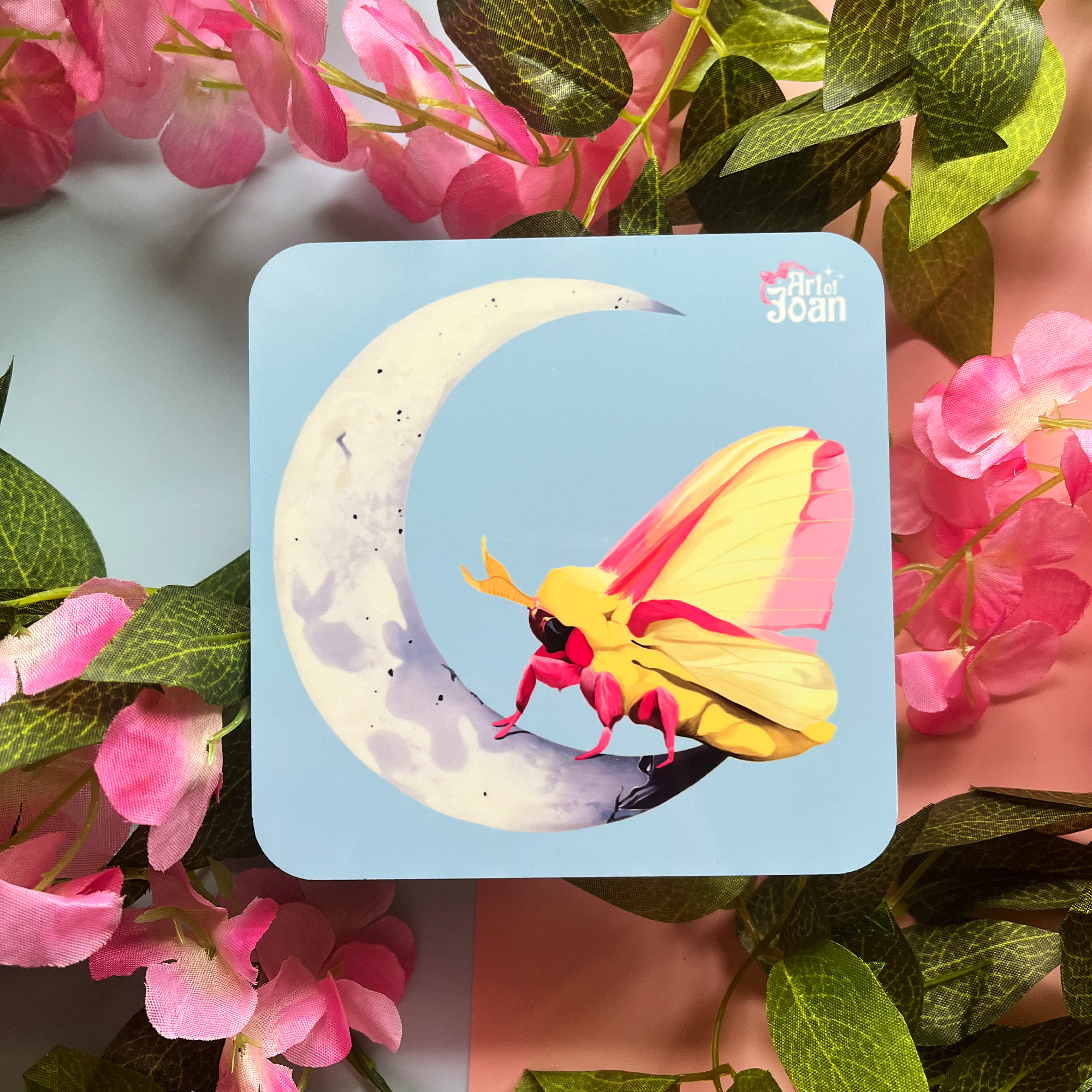 Moth on the Moon Coaster