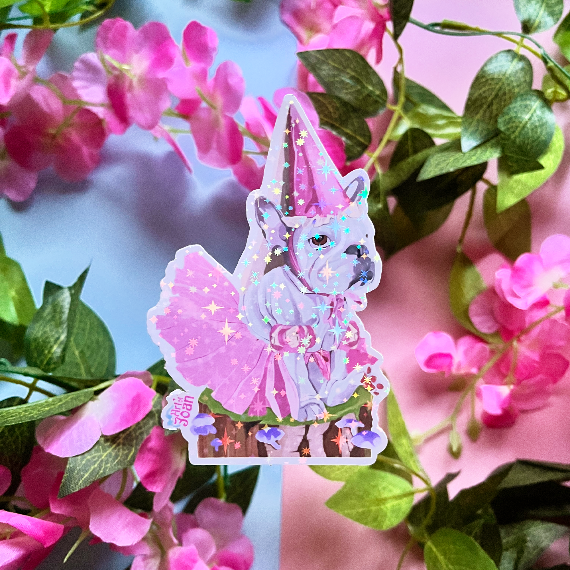 Pretty Princess Holographic Sticker