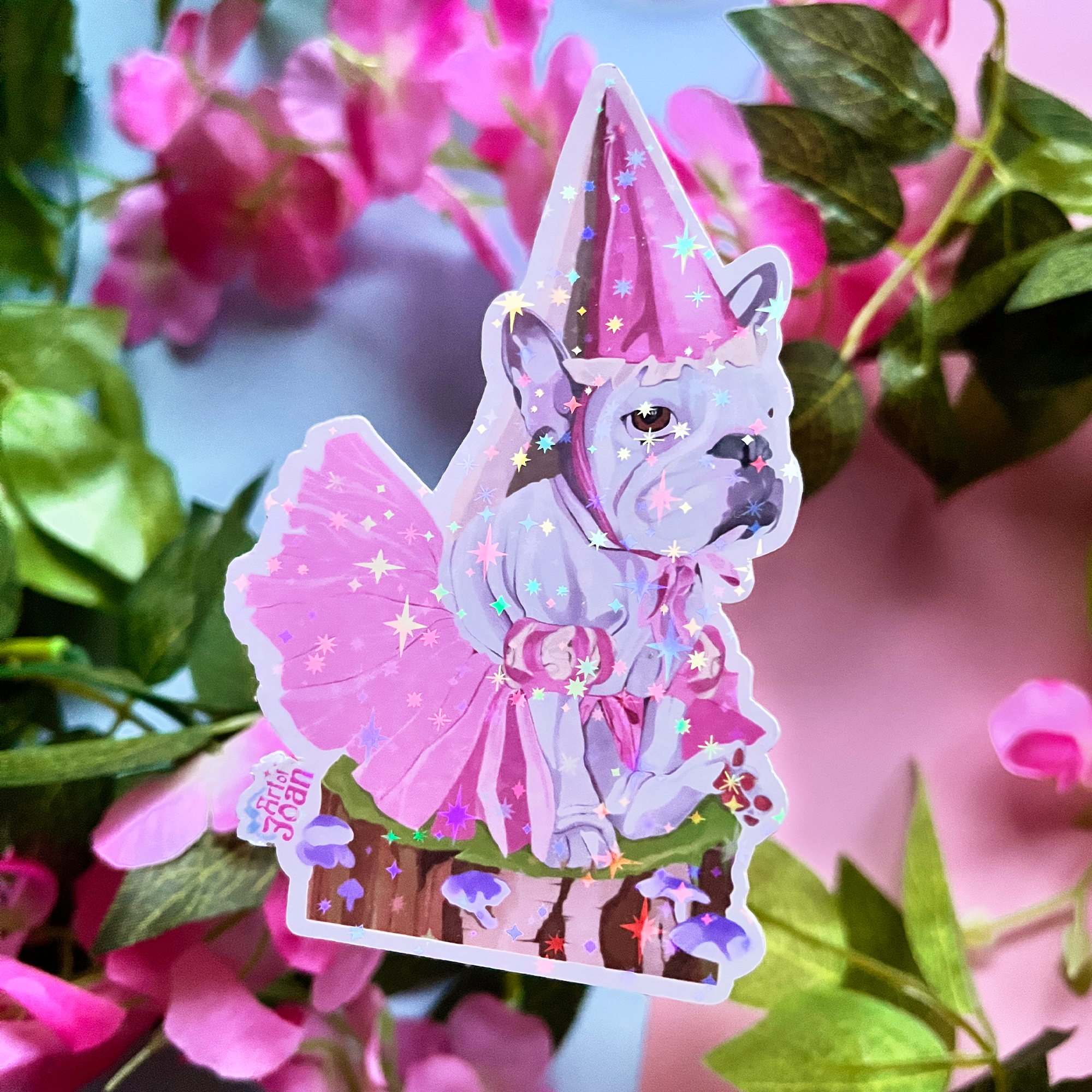 Pretty Princess Holographic Sticker